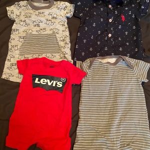 Baby boy rompers nb-3 months